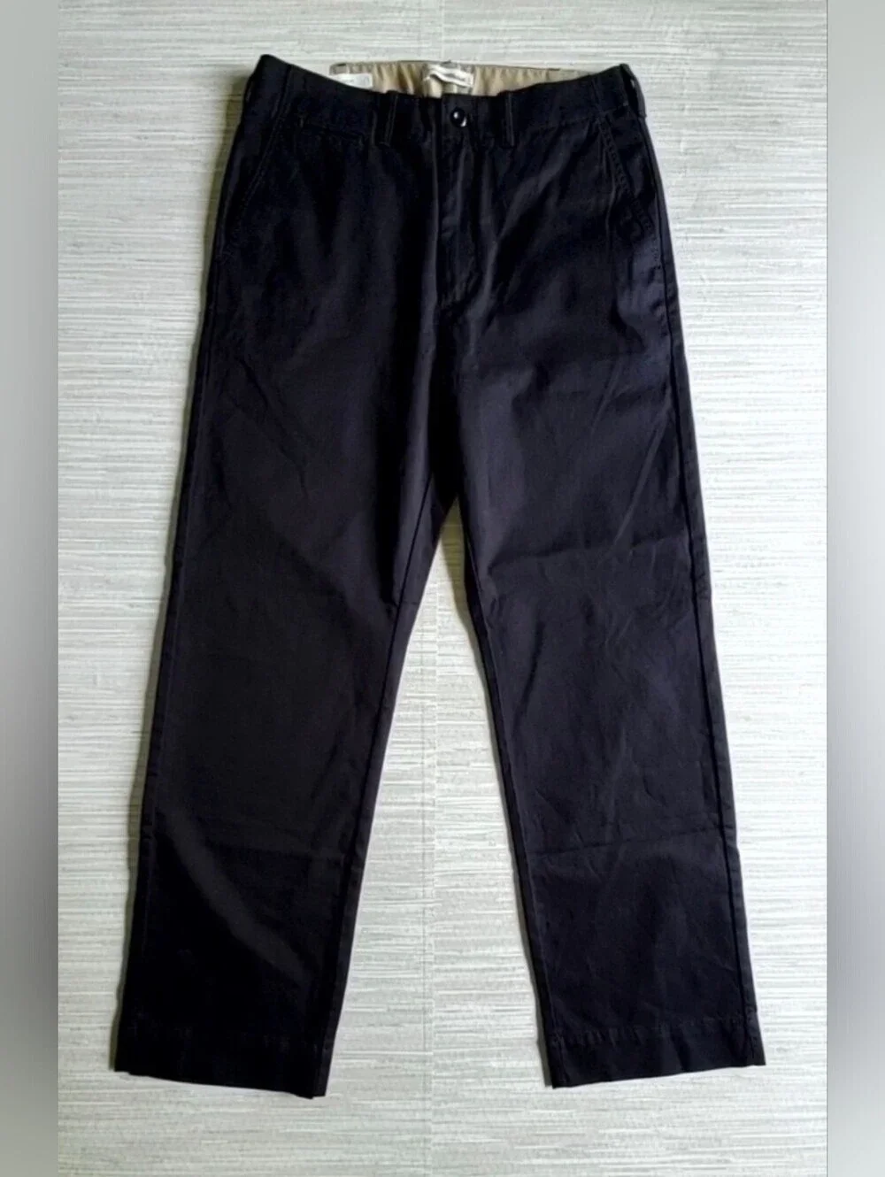 Banana Republic Men’s Relaxed Stretch Chino Pants Black 33x32 Work Casual NWT